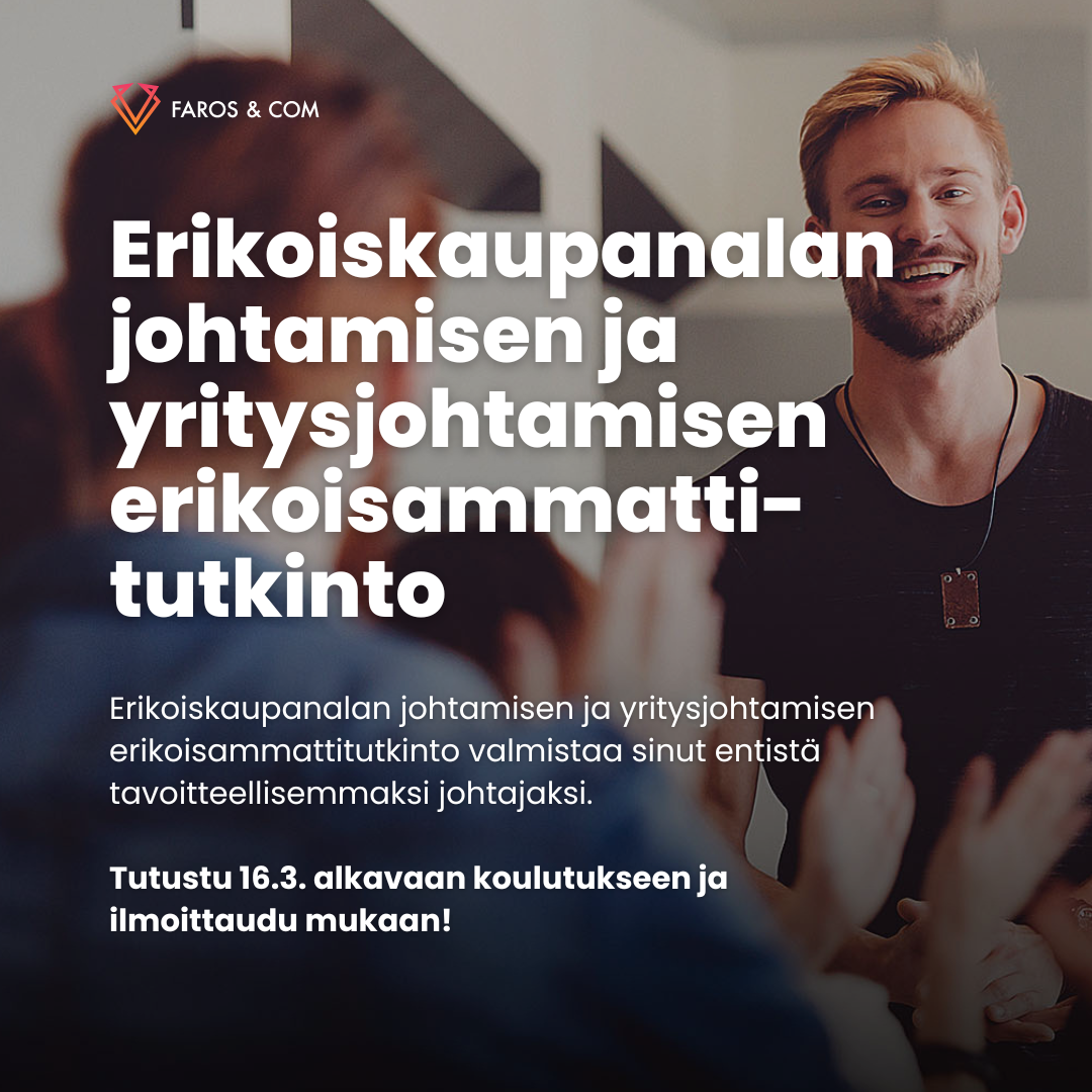 Erikoiskaupanalan Johtamisen Ja Yritysjohtamisen Erikoisammattitutkinto